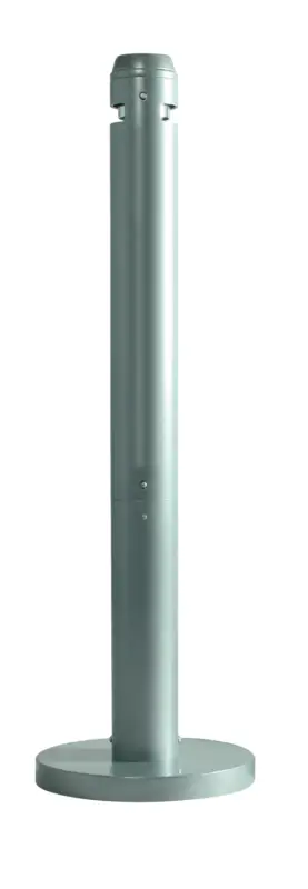 Rubbermaid Smokers’ Pole | Aluminium Rookzuil | Zilver | Ø102x1079mm Op = Op
