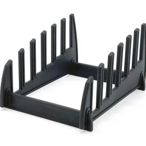 Gereduceerde Prijs Snijplankenrek, Hendi, Zwart, 320x230x(h)160mm
