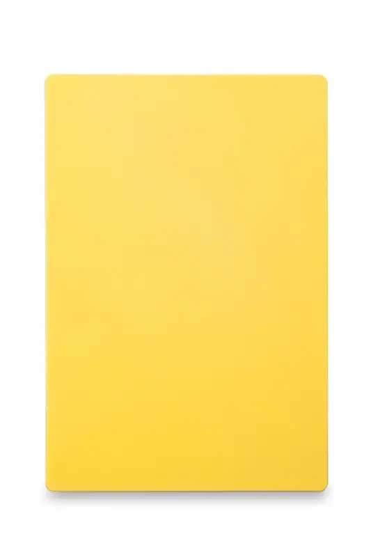 Betrouwbaar Snijplank Haccp 600×400, Hendi, Geel, 600x400x(h)18mm