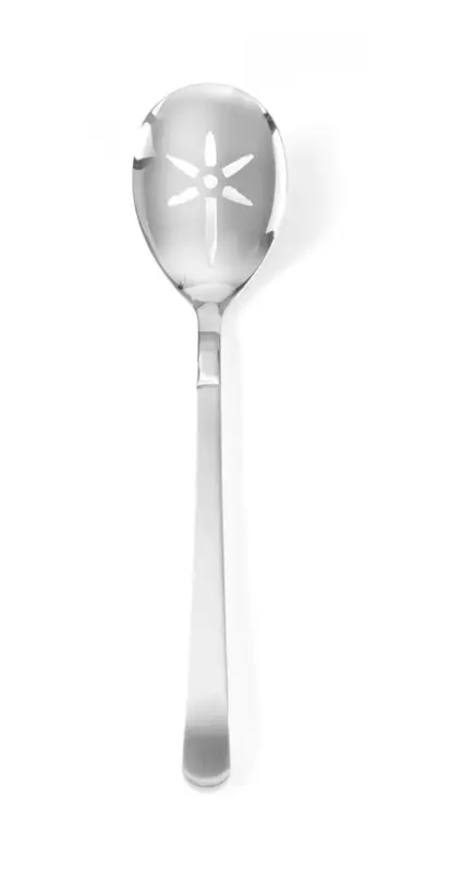 Gereduceerde Prijs Serveellepel Met Sleuven, Hendi, 321x71mm