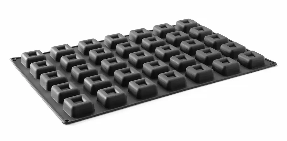 Must-Have Siliconen bakvorm SQUARE, 570x375x(H)25mm, Vierkant