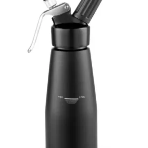 Fabrieksprijs Slagroomapparaat Kitchen Line Zwart, Hendi, Kitchen Line, 0,5L, Zwart, ø80x(h)260mm