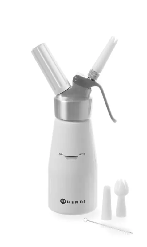 Slagroomapparaat Kitchen Line, Hendi, Kitchen Line, 0,25L, ø80x(h)200mm Speciale Aanbieding