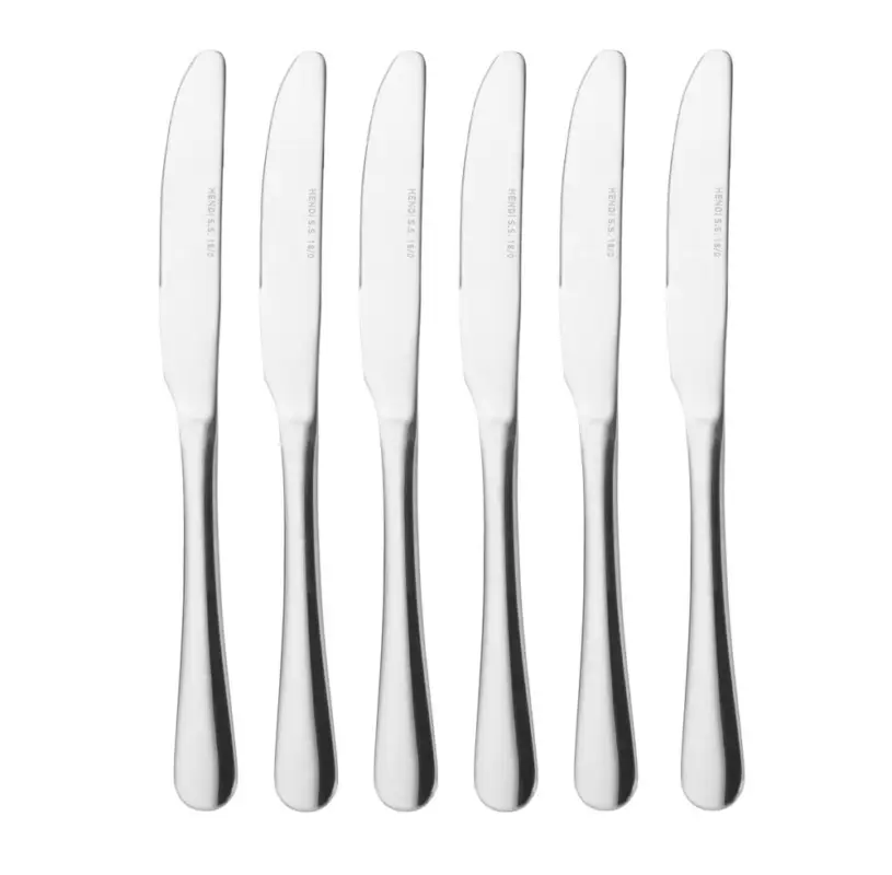 Tafelmes – 6 St., Hendi, Profi Line, 6 St., (l)225mm Fabrieksprijs
