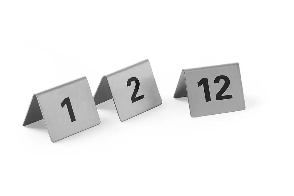 Tafelstandaard Nummers, Hendi, Nummers 1-12, 50x35x(h)40mm Bestel Nu
