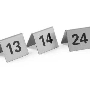 Tafelstandaard Nummers, Hendi, Nummers 13-24, 50x35x(h)40mm Voordeelprijs