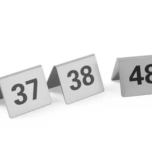 Tijdelijk Beschikbaar Tafelstandaard Nummers, Hendi, Nummers 37-48, 50x35x(h)40mm