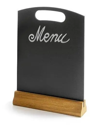 Tafel Krijtbord – 2 St., Hendi, 2 St., 210x50x(h)320mm Gratis Retour