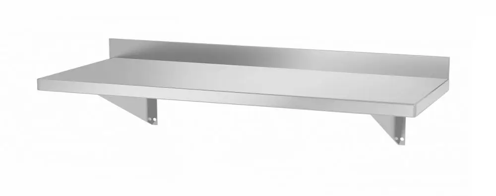 Flitsaanbieding Wandplank met 2 bevestigingsbeugels, HENDI, 800x300x(H)250mm