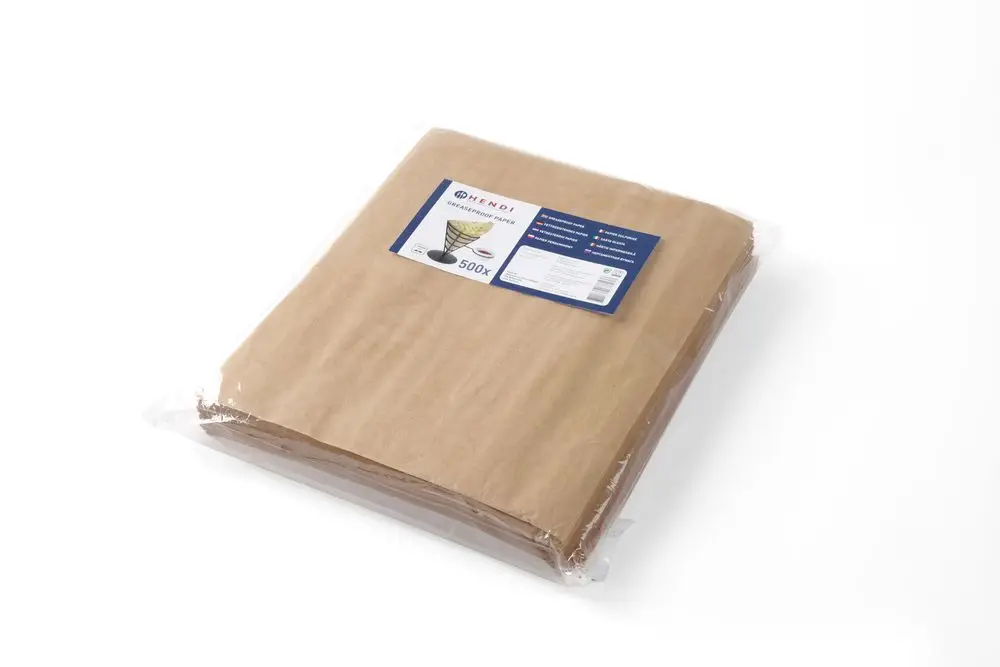 Vetbestendig Papier, Hendi, Beige, 500 St., 200x250mm Seizoensaanbieding