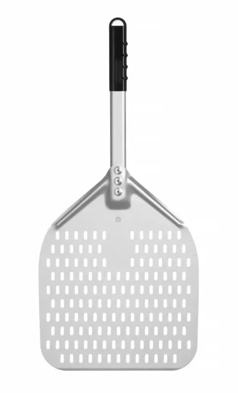 Pizza Schep Vierkant Geperforeerd Met Korte Handgreep, Hendi, 350x710mm Beperkte Voorraad