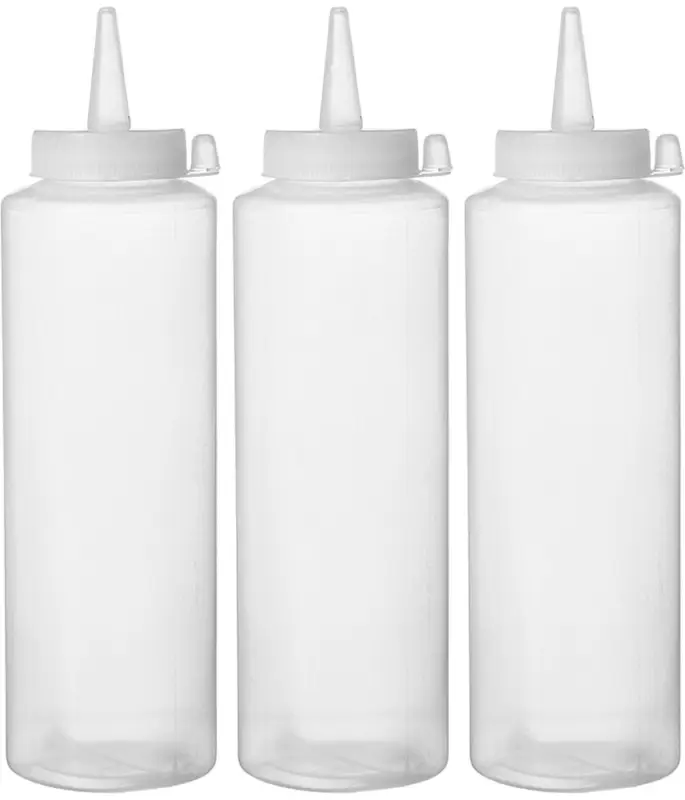 Dispenser Flacon Sets – 3 St., Hendi, 0,2L, Transparant, 3 St., ø50x(h)185mm Gereduceerde Prijs