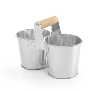 Bestseller Dubbele Emmer Met Handvat, Hendi, 190x95x(h)90mm