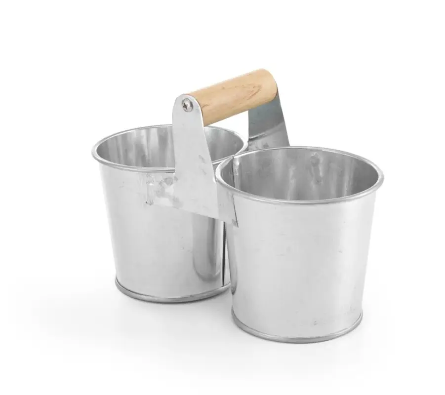 Bestseller Dubbele Emmer Met Handvat, Hendi, 190x95x(h)90mm