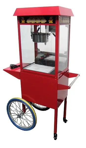 Combisteel Popcornmachine Staand Model | Verrijdbaar | Hoge Capaciteit Dagaanbieding