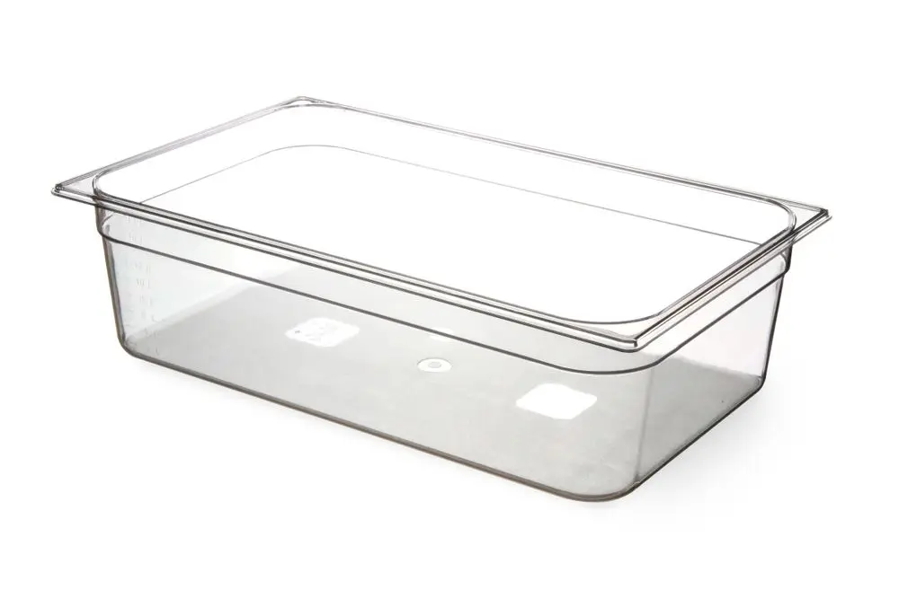 Container GN 1/1 Tritan, Hendi, Budget Line, GN 1/1, 9L, Transparant, 530x325x(h)65mm Finale Uitverkoop