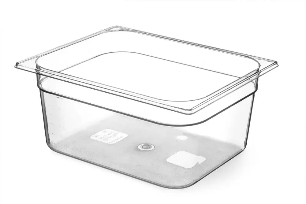 Container GN 1/2 Tritan, Hendi, Budget Line, GN 1/2, 12,5L, Transparant, 325x265x(h)200mm Gratis Retour