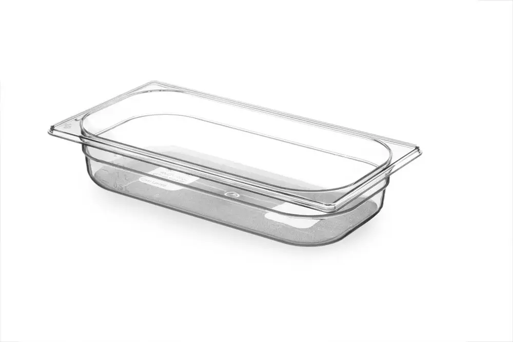 Container GN 1/3 Tritan, Hendi, GN 1/3, 2,5L, Transparant, 325x176x(h)65mm Direct Verzonden