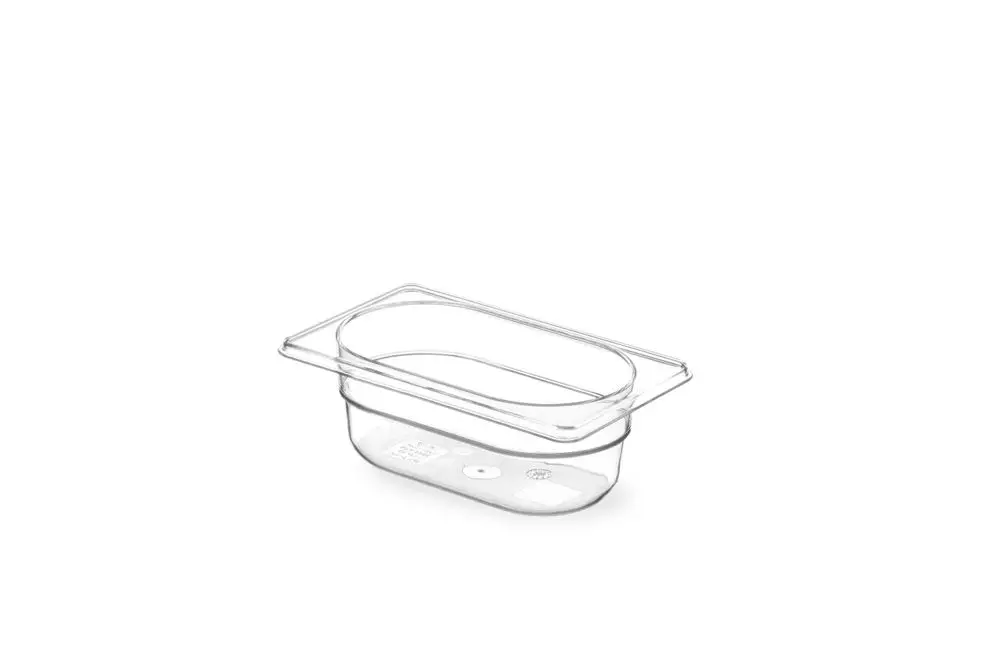 Container GN 1/9 Tritan, Hendi, GN 1/9, 0,6L, Transparant, 176x108x(h)65mm Dagaanbieding