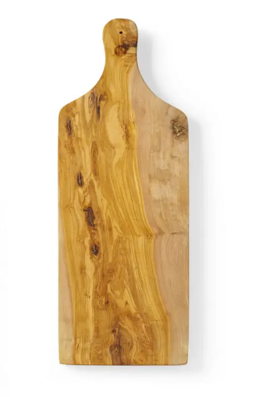 Beste Prijs Serveerplank Met Handvat, Olijfhout, Hendi, 600x200x(h)18mm