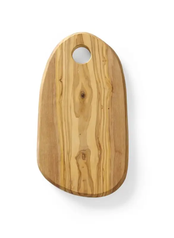 Hete Deal Serveerplank Met Gat, Olijfhout, Hendi, 250x165x(h)18mm