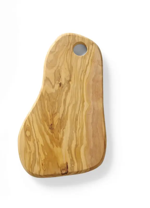 Bestseller Serveerplank Met Gat, Olijfhout, Hendi, 350x210x(h)18mm