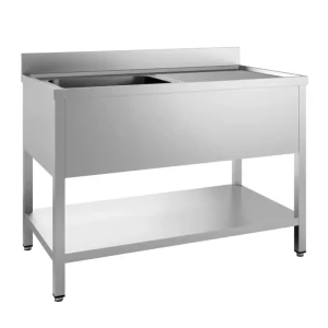 Gereduceerde Prijs 700 Spoeltafel Bodemschap Demontabel 1 Links 1200