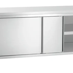 Bartscher Werkkast 700, B2000 | RVS werktafel met schuifdeuren | 2000x700x850mm Bestseller
