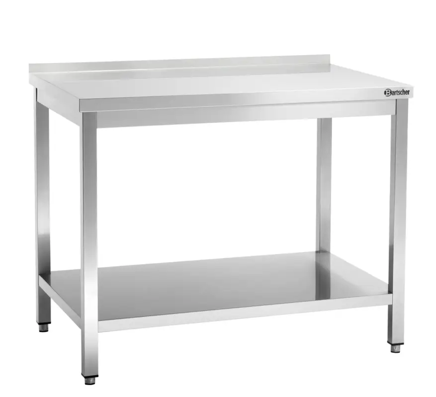 Bestseller Bartscher Werktafel | RVS | Opstaande Rand | Onderschap | 1500x700x850mm