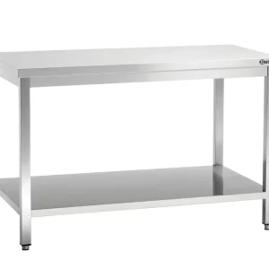 Bartscher Werktafel 600 | B2000 mm | RVS | Met onderblad | 2000x600x850mm Laatste Kans