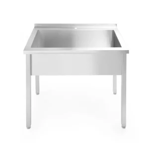 Nu Kopen Enkele Spoeltafel Budget Line – Geschroefd, Diepte: 600 Mm, Hendi, Budget Line, 1000x600x(h)850mm