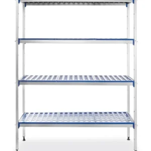 Aluminium Opbergrek , Hendi, 1280x405x(h)1685mm Alleen Vandaag