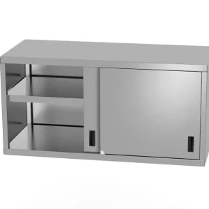 Hangkast Met Schuifdeuren – Gelast, Diepte: 400 Mm, Hendi, Profi Line, 1000x400x(h)600mm Korting