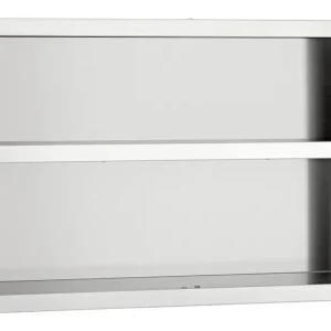 Bartscher RVS Open Wandkast | Verstelbare Tussenschap | 1200x400x660mm Koop Online