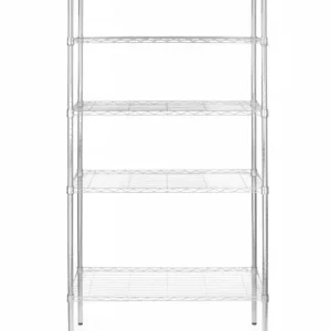 Voordeelprijs Opbergrek Met 5 Schappen, Hendi, Chroom, 910x455x(h)1830mm