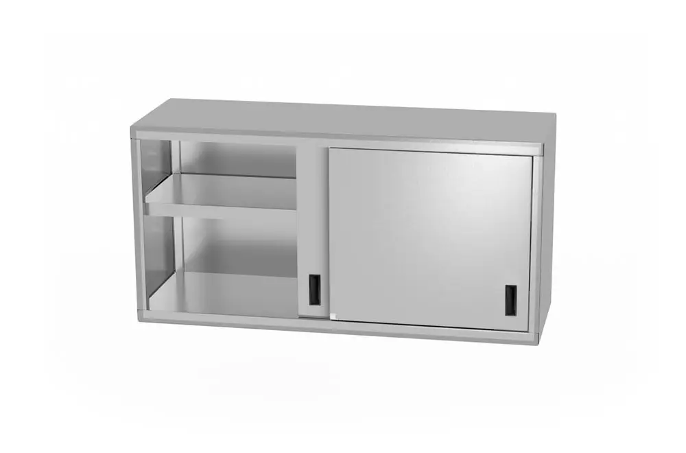 Hangkast Met Schuifdeuren – Gelast, Diepte: 400 Mm, Hendi, Profi Line, 1200x400x(h)600mm Alleen Vandaag